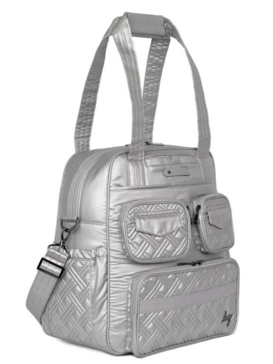Lug Puddle Jumper LE Convertible Tote Bag Metallic Silver main image 16